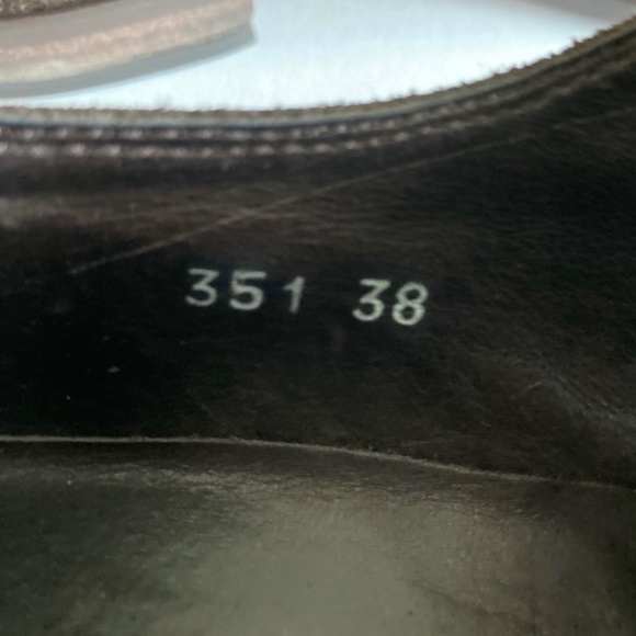 MaxMara Chocolate Brown Suede Genuine Leather Oxfords size EUR 38, US 7.5 - Picture 9 of 13